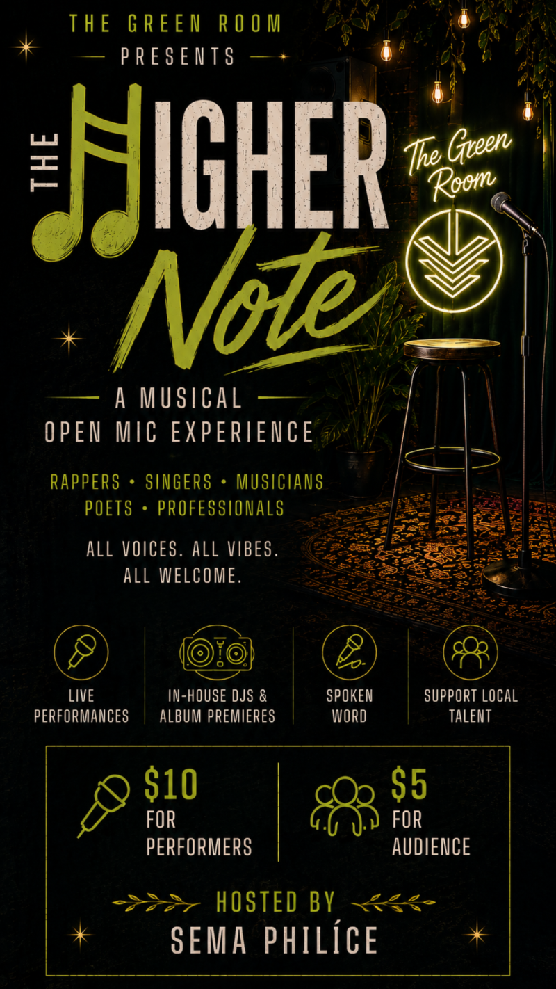 Higher Note Open Mic Night
