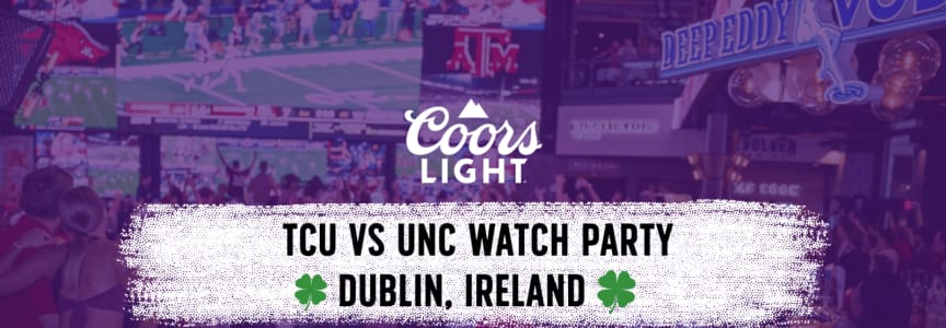 TCU vs UNC Watch Party