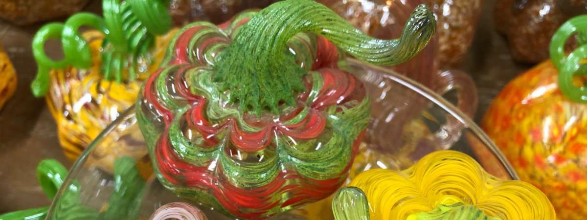 Pumpkin Paperweight season has started here on First Friday!
