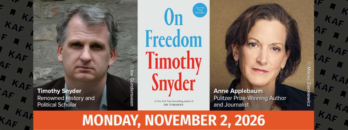 Timothy Snyder in Conversation with Anne Applebaum