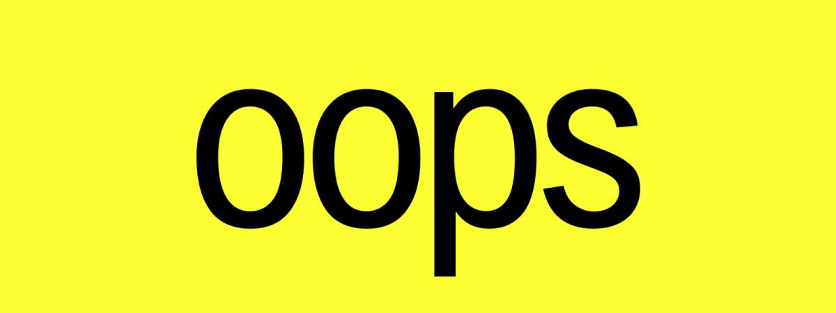 Oops