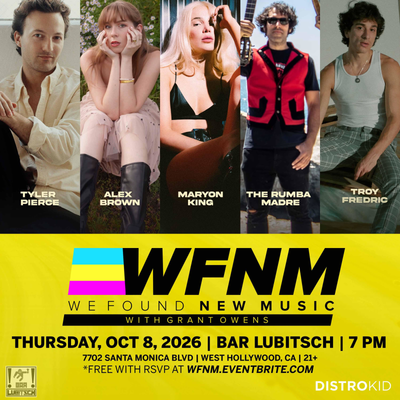 Maryon King, The Rumba Madre, Alex Brown, Troy Fredric, Tyler Pierce