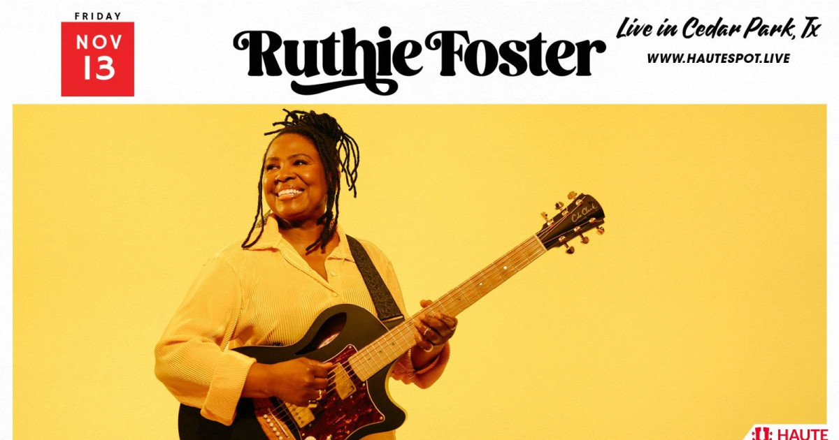 Ruthie Foster Austin concert poster