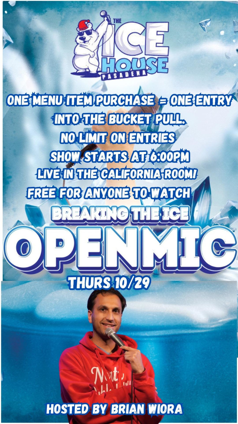 Breaking the Ice Open Mic Hosted Brian Wiora