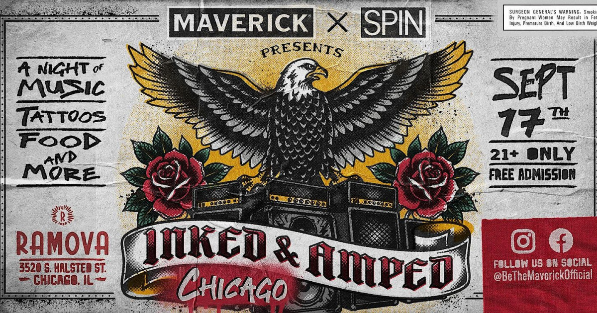 Inked & Amped: Maverick x SPIN Party