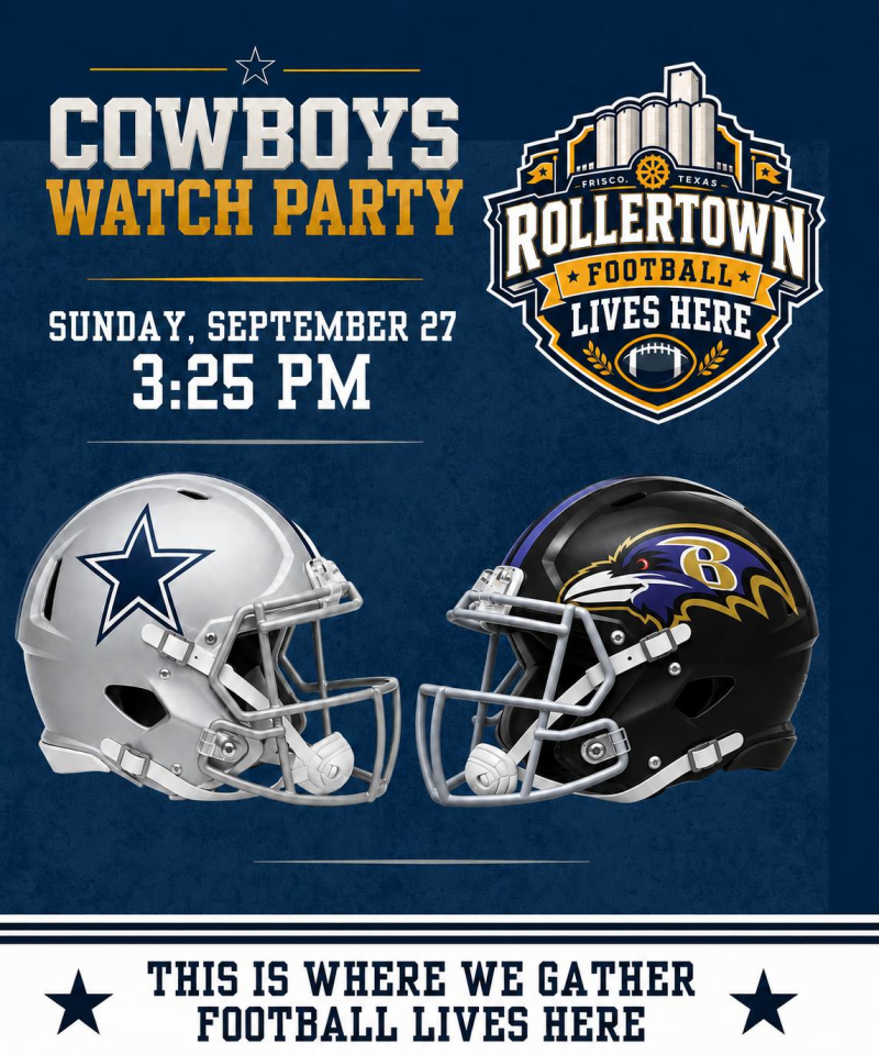 Cowboys vs. Ravens Watch Party