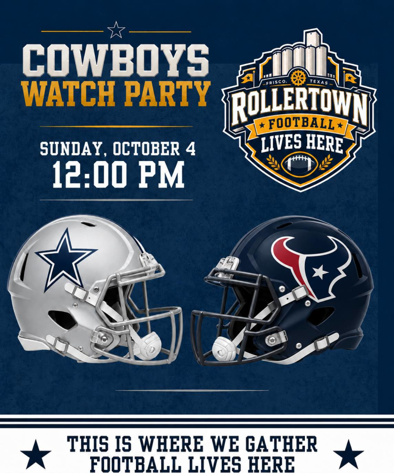 Cowboys vs. Texans Watch Party