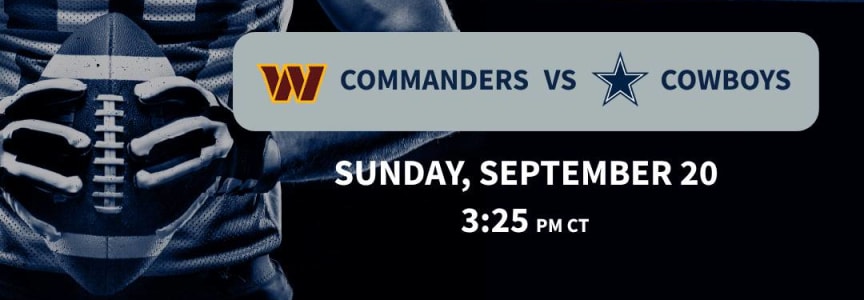 Dallas Cowboys Watch Party: Commanders vs Cowboys