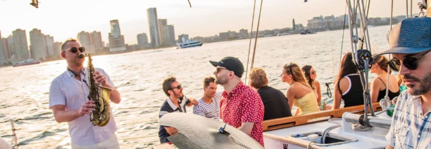 Sunset Sail on America 2