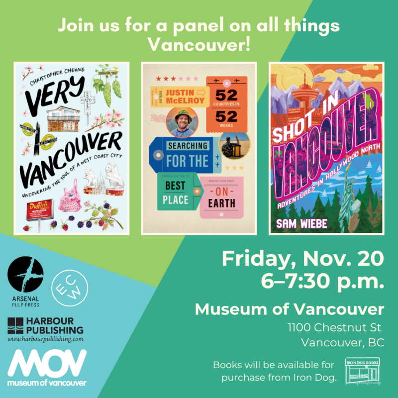 A Very Vancouver Book Talk (SOLD OUT!)