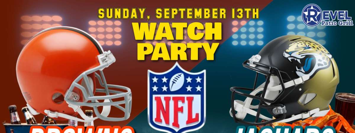 Browns Vs Jaguars - NFL Watch Party!