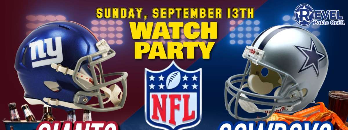 Cowboys Vs Giants - NFL Watch Party!