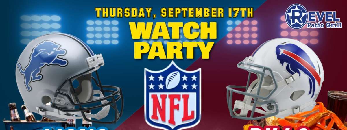 Lions Vs Bills - NFL Watch Party!