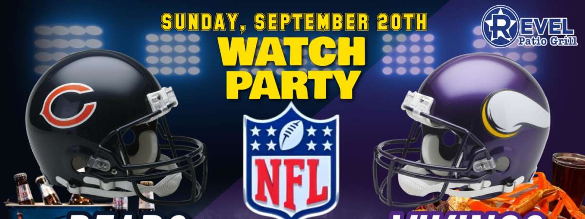 Vikings Vs Bears - NFL Watch Party!