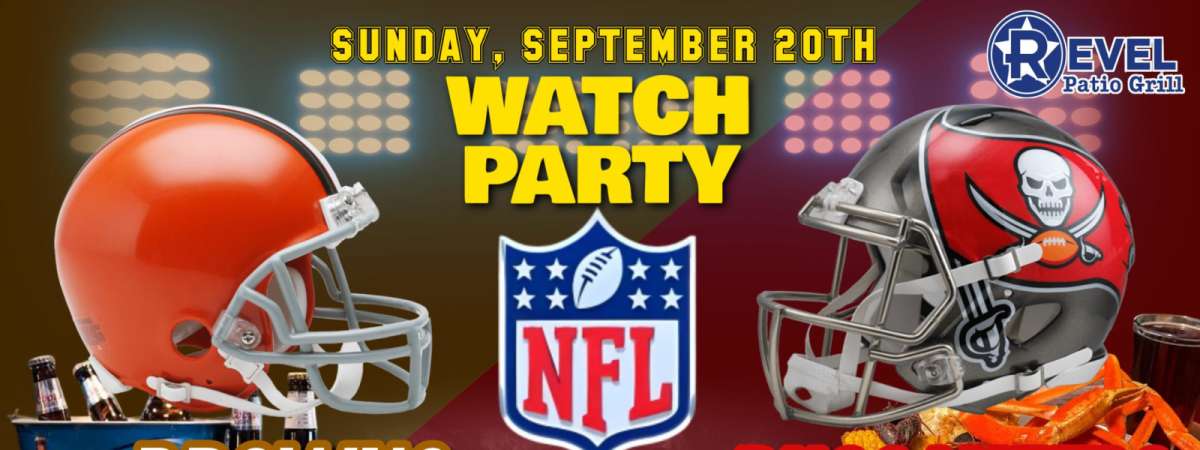 Browns Vs Buccaneers - NFL Watch Party!