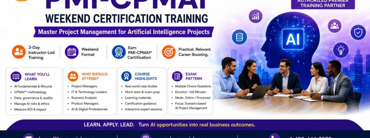 PMI-CPMAI® Certification Training In Boston, MA