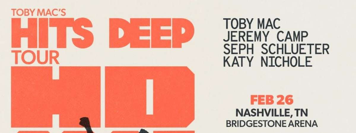 TobyMac: Hits Deep Tour 2027 with Jeremy Camp, Seph Schlueter, and Katy Nichole