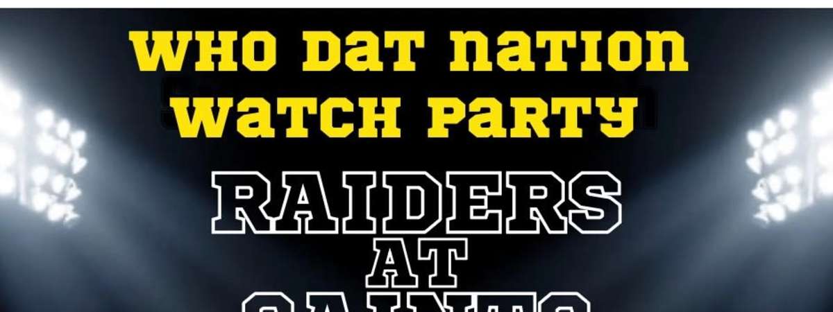 The Saints 1st Home Game Vs The Raiders