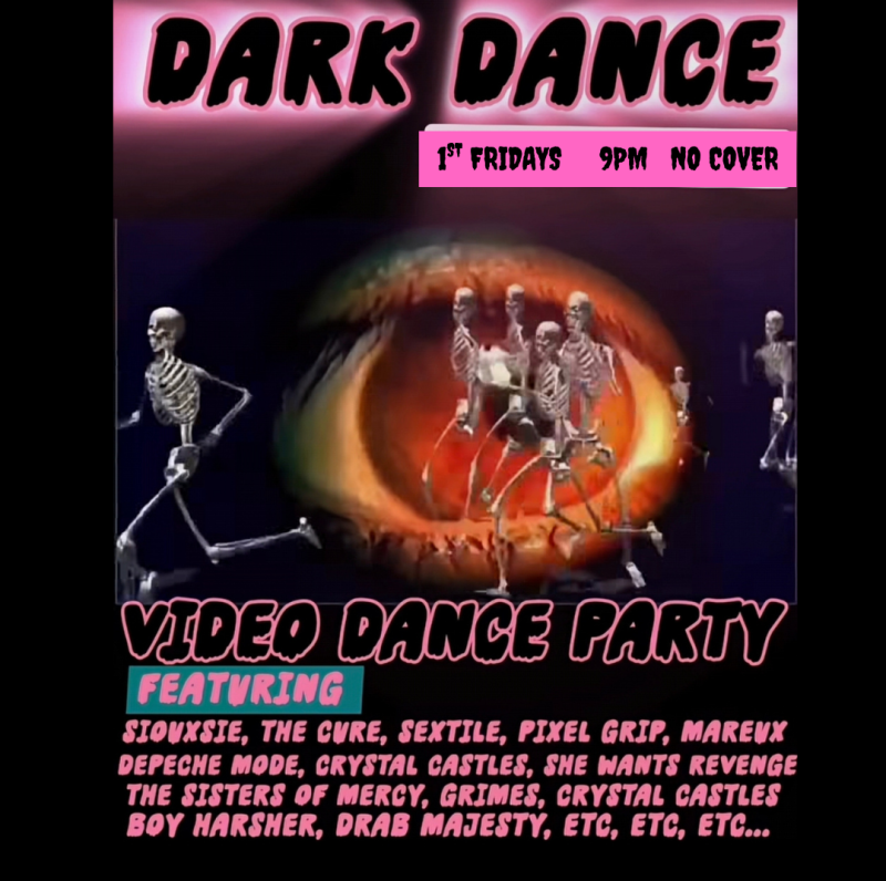 Dark Dance VIDEO DANCE PARTY w/ DJ F
