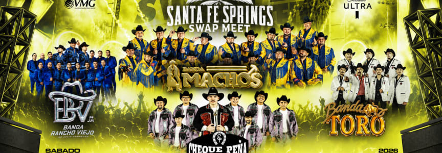 Banda Machos, Cheque Peña Junior Y Su Vallarta, Banda Toro y Mas