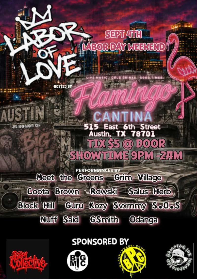 Ideal Collective Presents Labor of Love Showcase - Hip Hop