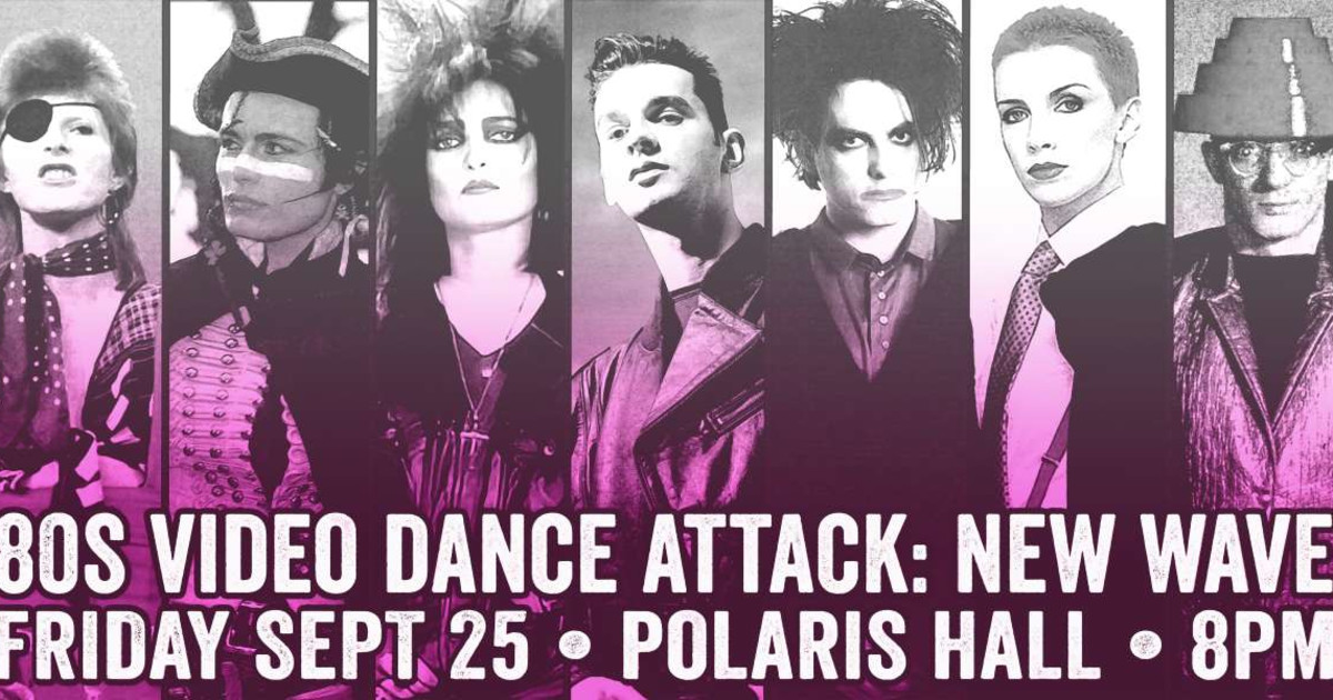 80s New Wave Video Dance Attack in Portland at Polaris Hall