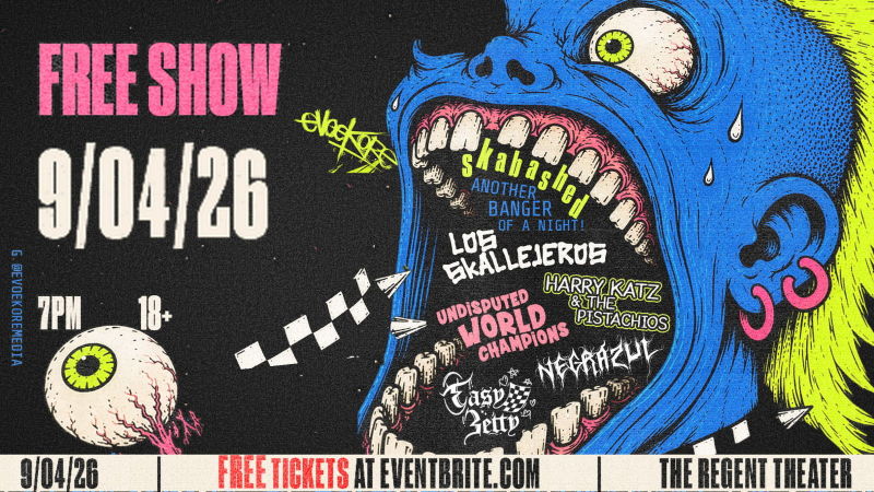 Skabashed ft: Los Skallejeros, Harry Katz & The Pistachios & More! 18+