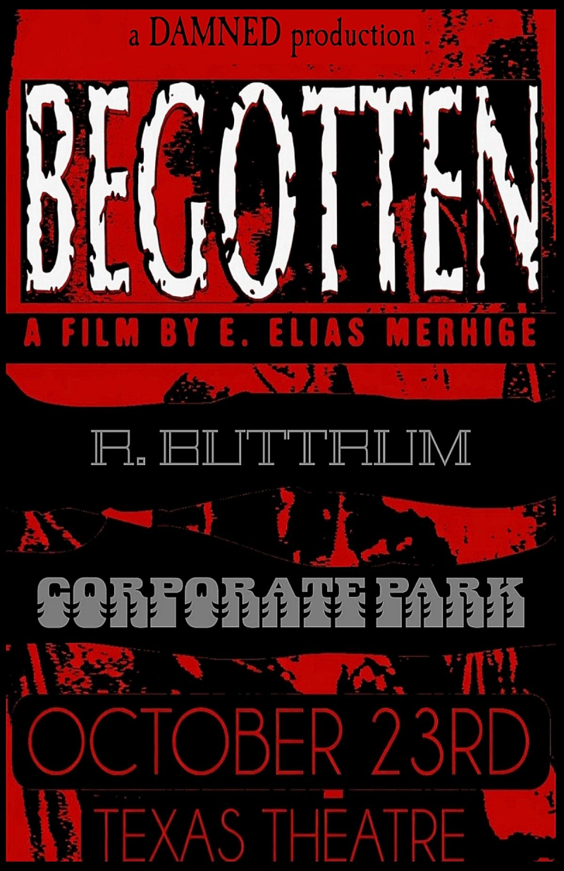 BEGOTTEN + R. BUTTRUM / / CORPORATE PARK / Behind the screen