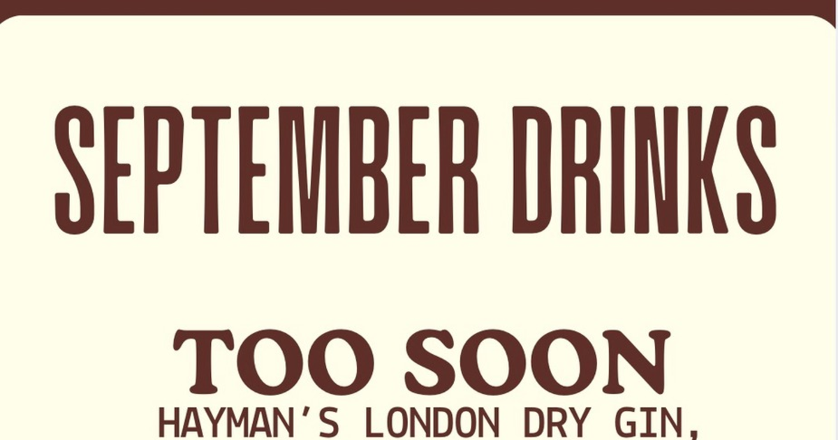 September Drink Drop