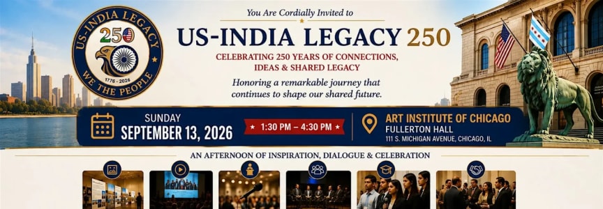 US-India Legacy 250 Celebration at Art Institute of Chicago