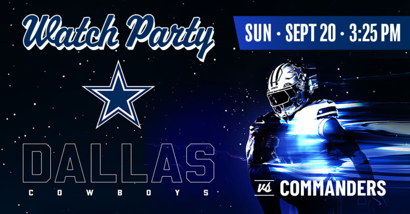 Cowboys vs. Washington Commanders on the Jambox Big Screen