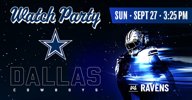 Cowboys vs. Baltimore Ravens on the Jambox Big Screen