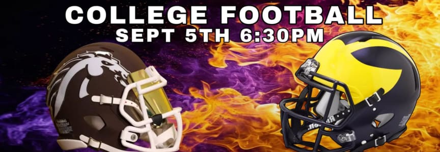 Michigan Vs. Western Michigan - College Football Watch Party!