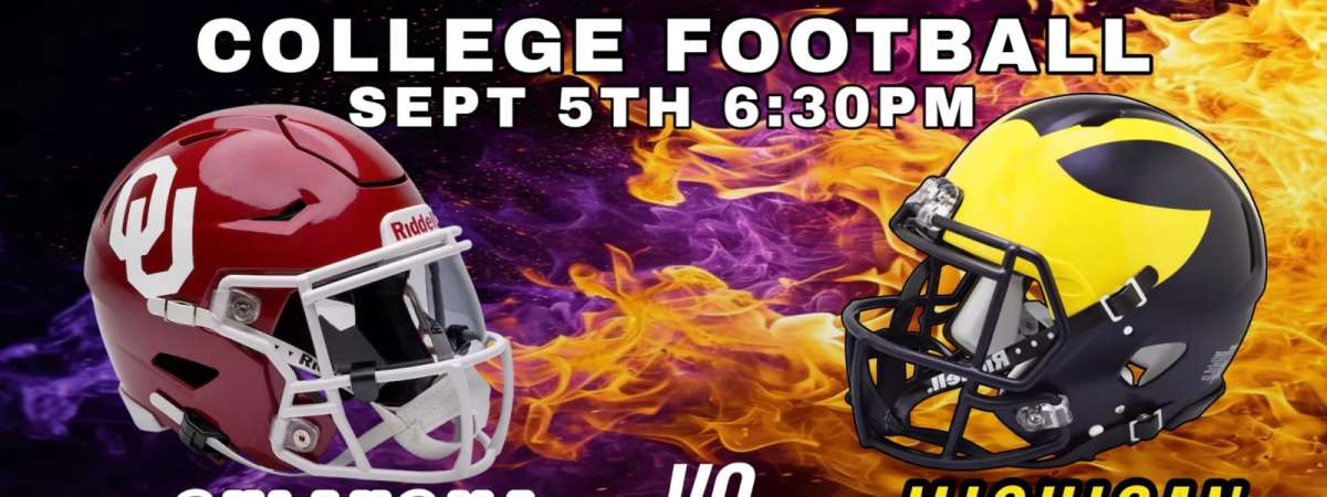Michigan Vs. Oklahoma - College Football Watch Party!