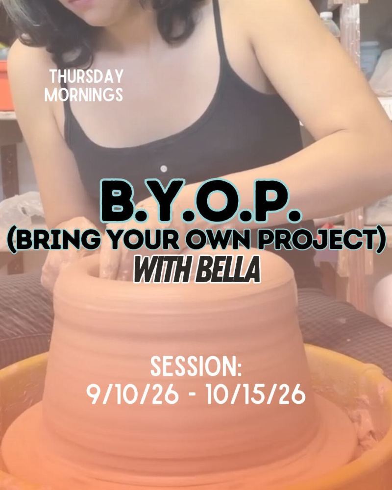 6-Week Bring Your Own Project Class at Feats of Clay Pottery