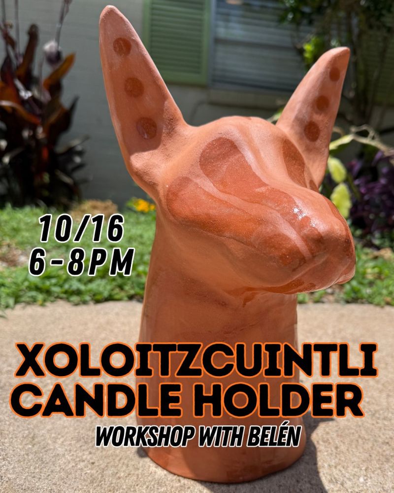 Xoloitzcuintli Candle Holder Workshop at Feats of Clay Pottery