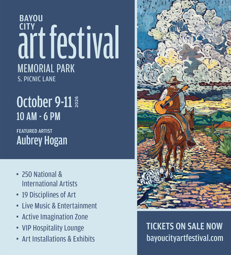 Bayou City Art Festival Memorial Park 2026