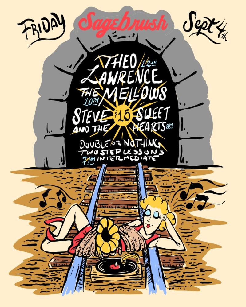 Theo Lawrence, The Mellows, Steve & the Sweethearts