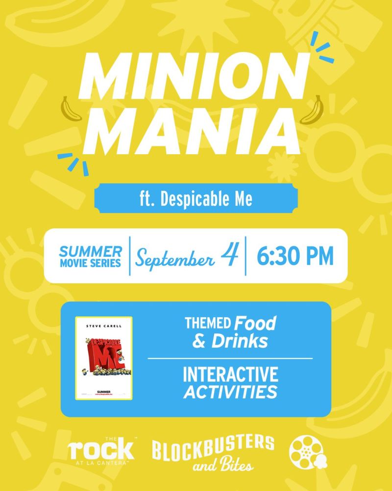 Blockbusters & Bites | Minion Mania featuring Despicable Me