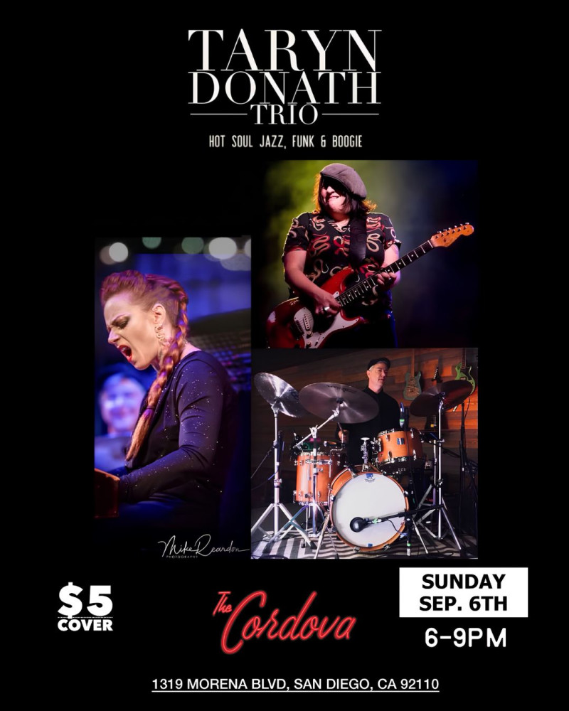 Live Music Sundays w/ Taryn Donath Trio with Laura Chavez and Matthew Taylor!
