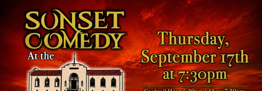 Sunset Comedy at the Redondo Beach Historic Library