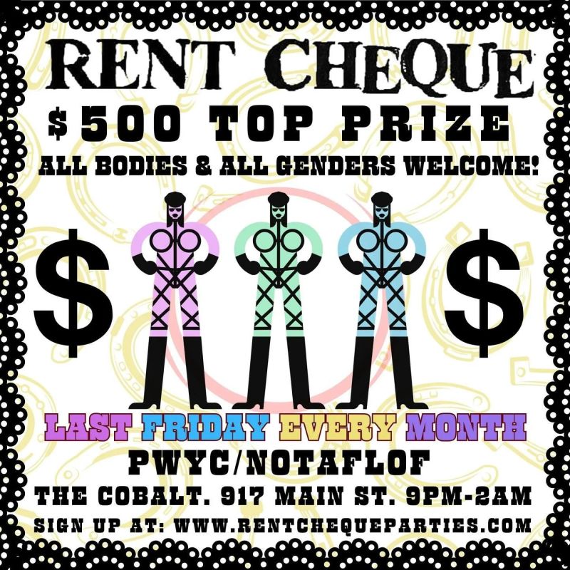 Rent Cheque - Amateur Strip Night