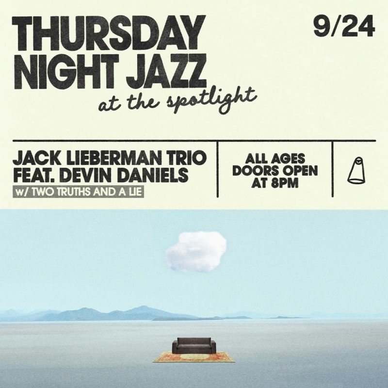 Thursday Night Jazz: Jack Lieberman w Devin Daniel