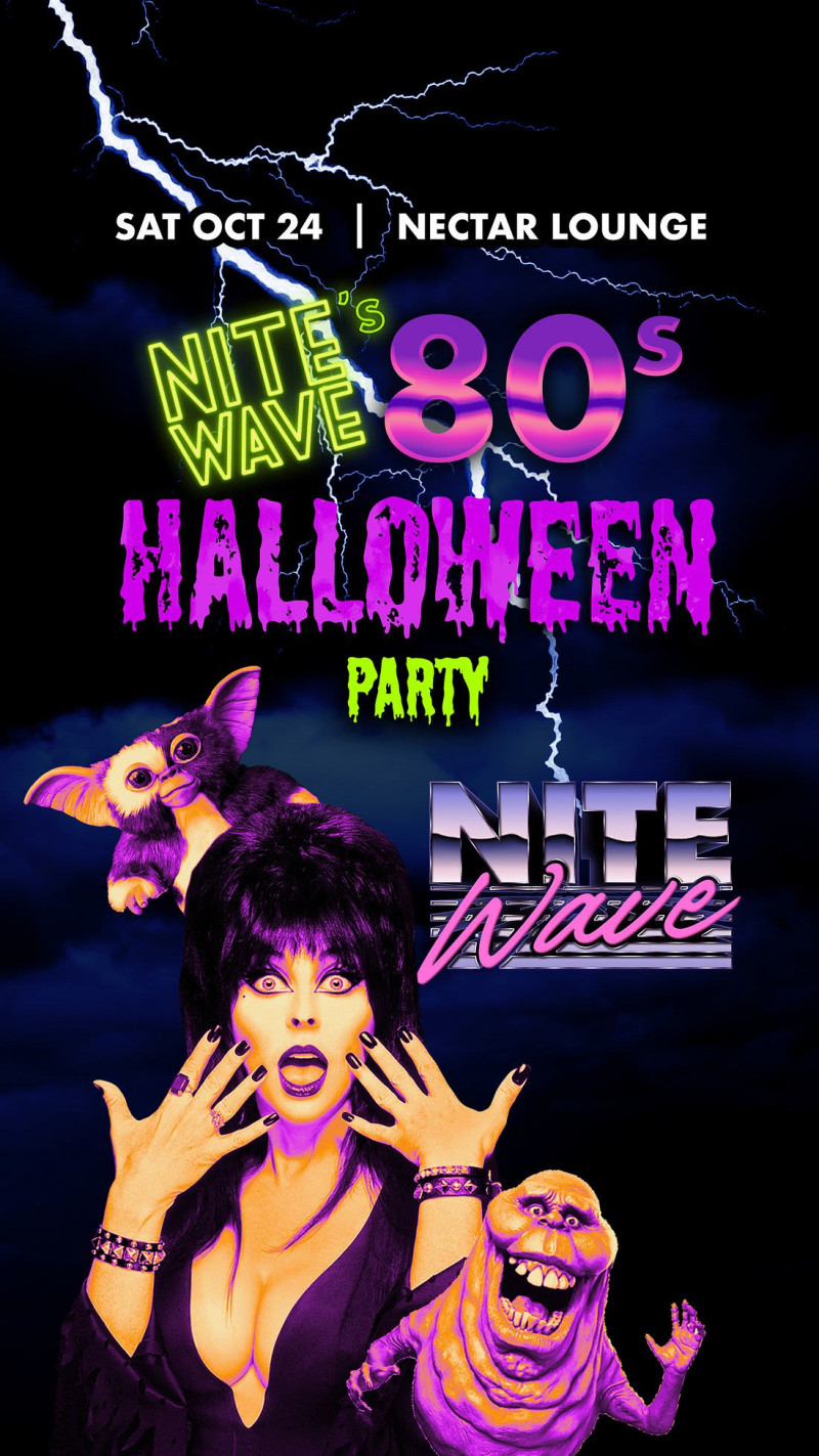 Nite Wave's 80s Halloween Party with DJ Indica Jones