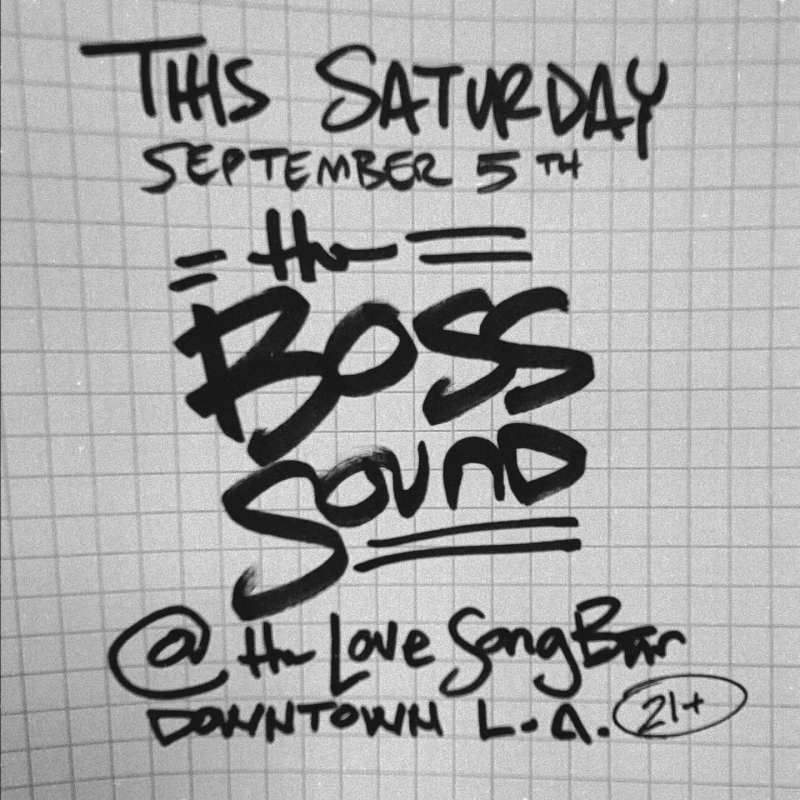THE BOSS SOUND @ The Love Song