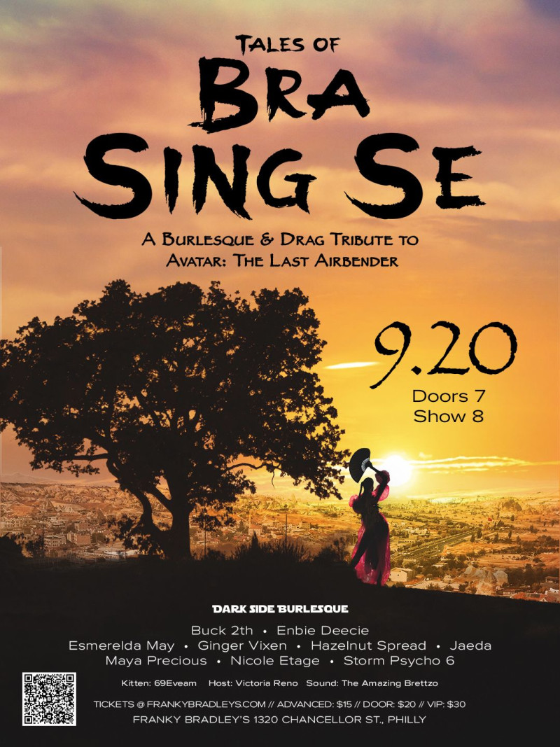 Dark Side Burlesque's Tales of Bra Sing Se: A Tribute to Avatar The Last Airbender