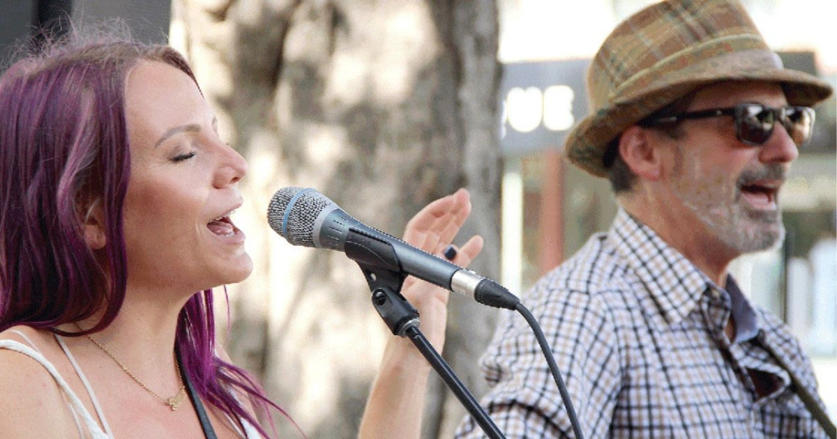 Alli Mattice Duo Austin concert poster