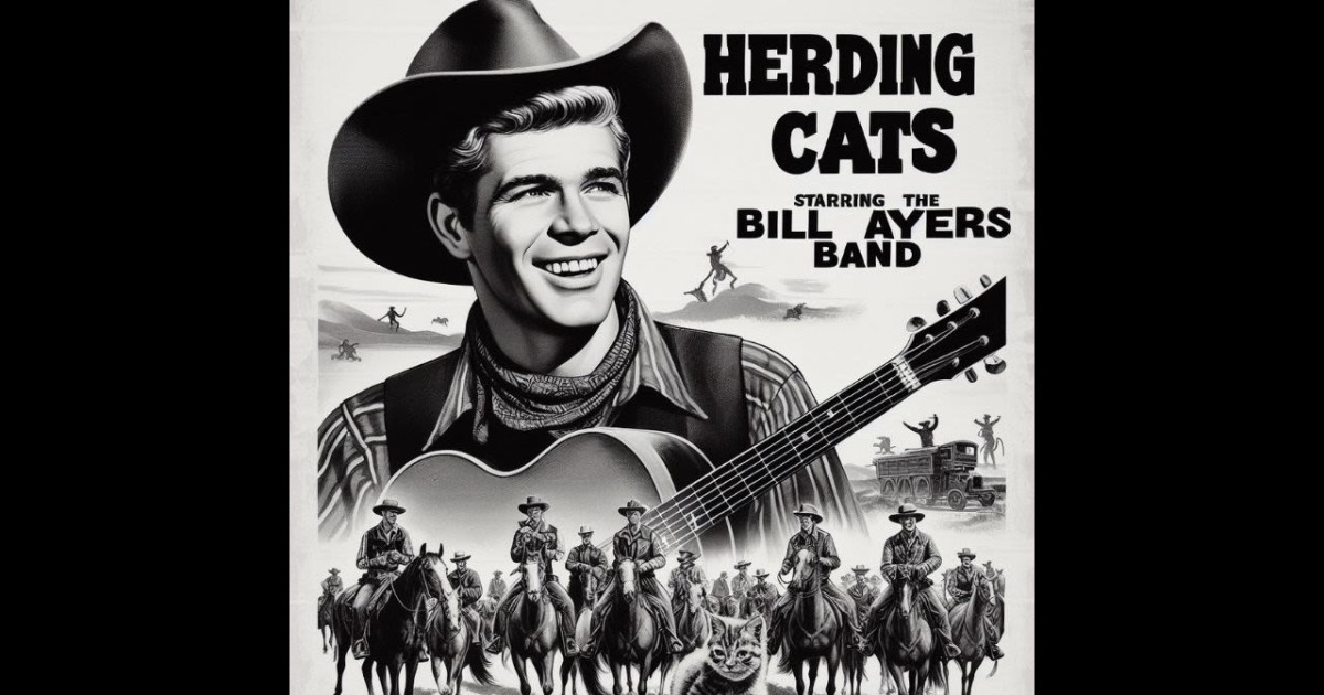Bill Ayers Band Austin concert poster