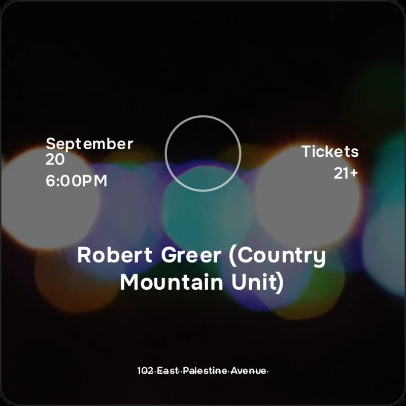 Robert Greer (Country Mountain Unit)