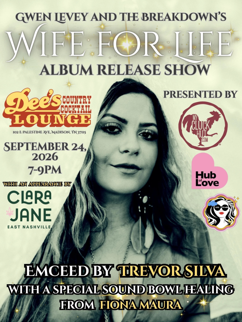 Gwen Levey  & The Breakdowns Wife For Life Album Release